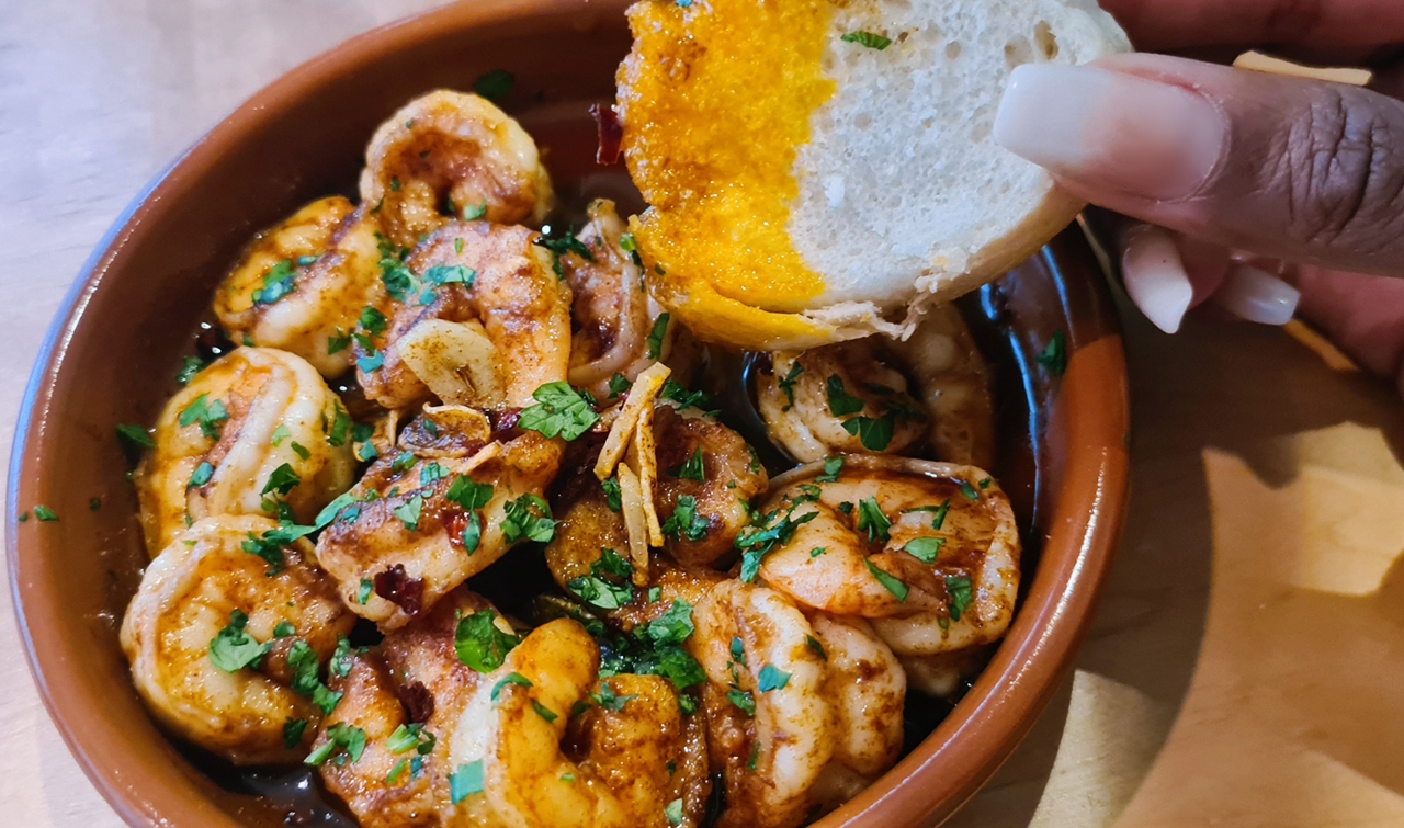 Pil Pil Prawns