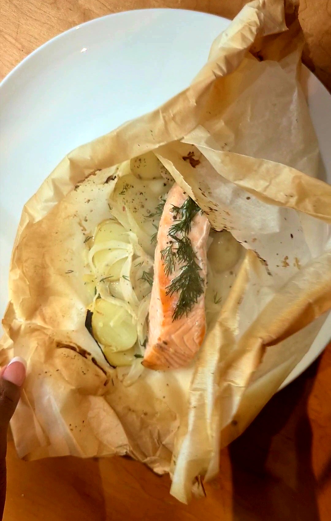 Salmon en Papillote