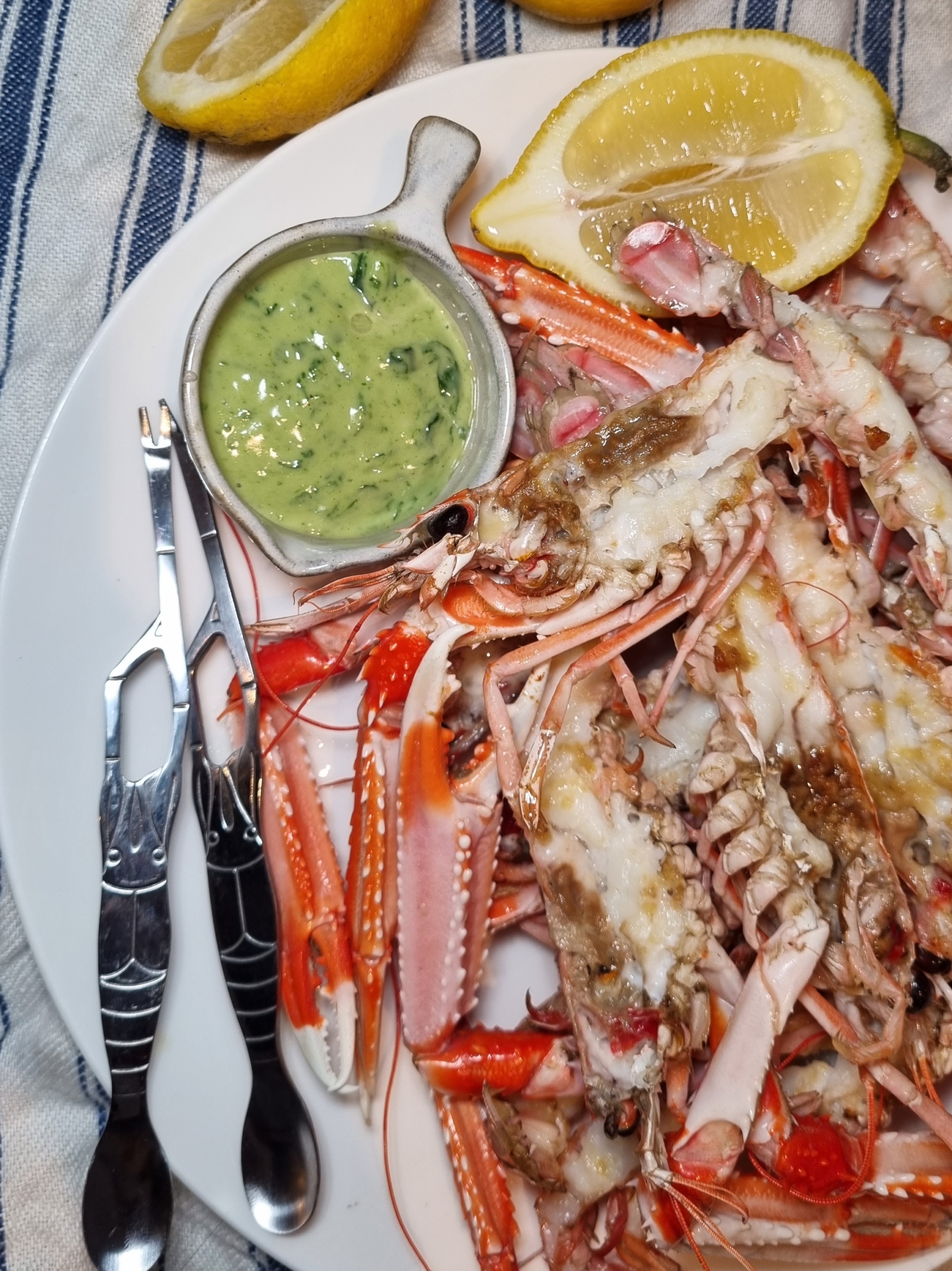 Langoustine with Wild Garlic