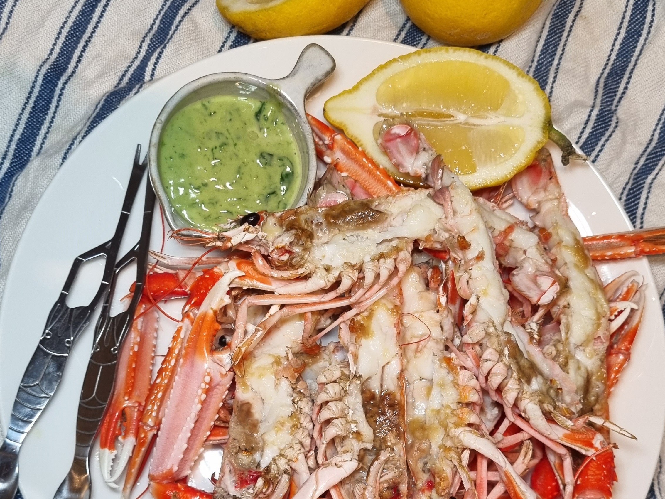 Langoustine with Wild Garlic Mayonnaise